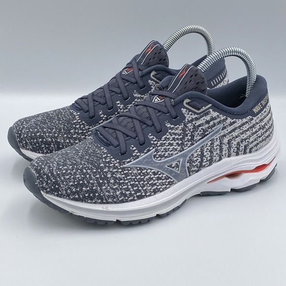 Mizuno Shoes - Mizuno Wave Inspire 17 Navy White Red Enerzy Running Shoes Women's 8 J1GD211359